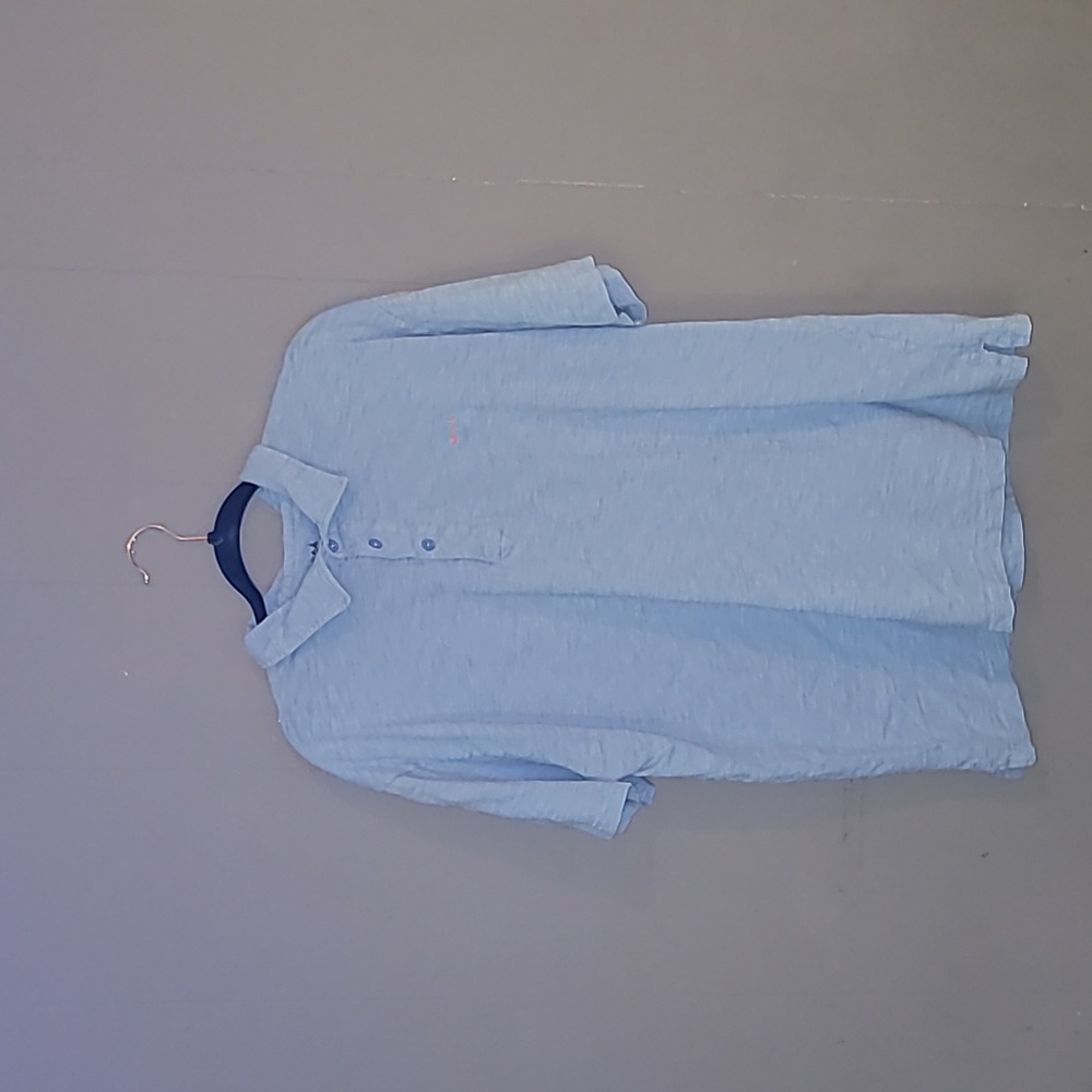 Coastal cotton boys XL blue short sleeve polo